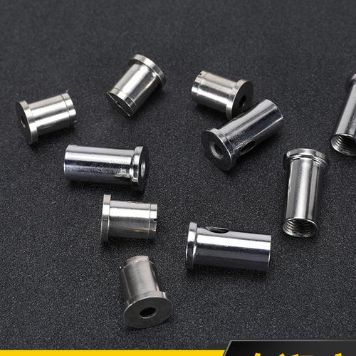天花固定件 led灯具配件钢丝绳吊码批发 方码圆码钢丝调节钩图片